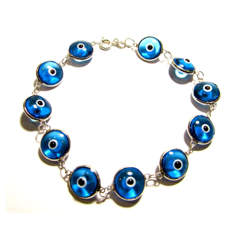 Murano glass evil eye bracelet