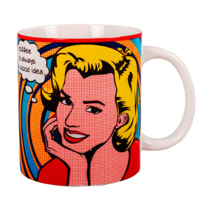 Coffee is always a good idea Pop art mug